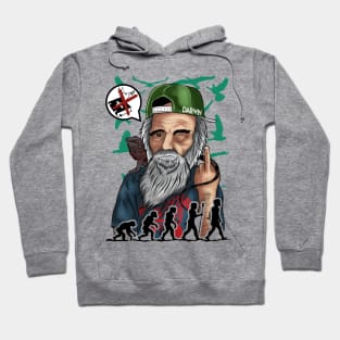 charles darwin cool funny urban Hoodie